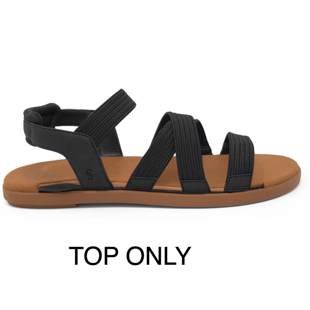 Solely Jane Solemate Vienna Onyx Interchangeable Shoe Size 9.5 TOP ONLY